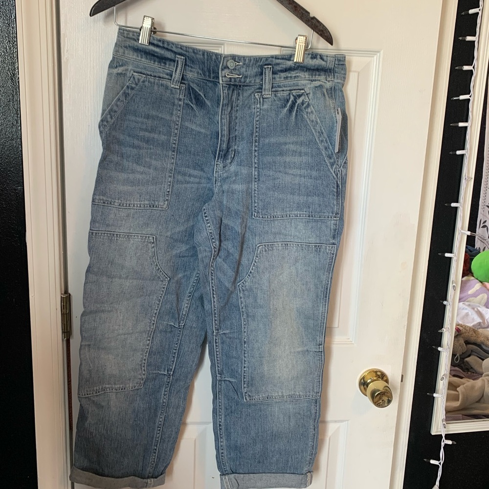 Pilcro Cropped Jeans